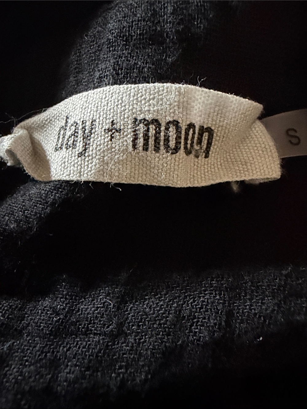 Women’s Black Button-Down Shirt - Lightweight Textured Top - Picture 2 of 4